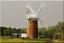 TG4522 : Horsey Drainage Mill by Kevin Waterhouse