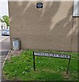 Tewkesbury Walk name sign, Shaftesbury, Newport