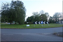 SK8600 : Roundabout entering Uppingham by David Howard