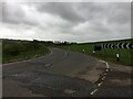 Sharp bend on the A721