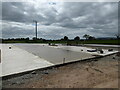 Concrete laying at Pickthorn Farm in May 2022