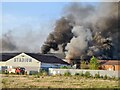 Fire at the derelict Coventry Speedway Stadium