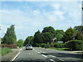 A140 north at turning for Little Stonham