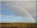 NY8855 : Double rainbow over Burntridge Moor by Mike Quinn
