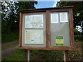 Local noticeboard at Sidbury