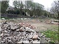 Site of demolished houses alongside Burnley Road