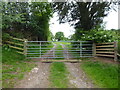 Gate on the track