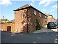 Former barns east of the Falcon Inn