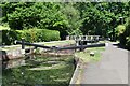 Woodham Lock, No. 3 on the Basingstoke Canal