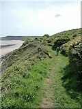 TA0684 : Cleveland Way above Cayton Bay by Oliver Dixon