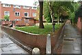 Paths and green space in the Cossall Estate