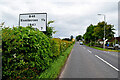 Sign for Sixmilecross along Cooley Road