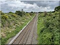 SJ4563 : Waverton 1st railway station (site), Cheshire by Nigel Thompson