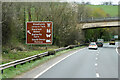 A38 Devon Expressway approaching Buckfast