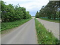 Minor road beside access track to new housing