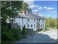 Terrace of whitewashed cottages