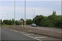 TL6644 : Roundabout on the Haverhill Bypass by David Howard