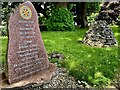 Princess Diana inscribed plaque, Enniskillen