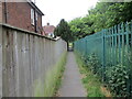 Footpath alongside the railway