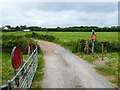 Railway crossing at Whitefield Farm