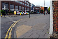 Police cars in "Pride" colours, Percy Street (B1307), Newcastle