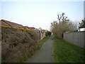 Public footpath to Godson Avenue, Heckington