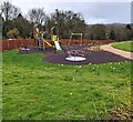 Daffodils on the approach to a children