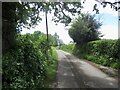 Yellow road near Kempley