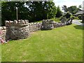 Wall in front of Birchfield House