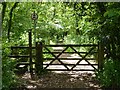 Gate on the Wye Valley Walk