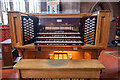 Organ Console, Emmanuel Church, Wylde Green