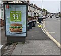 ST3089 : Mayo Chicken advert, Crindau, Newport by Jaggery