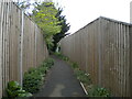 Footpath to Mill Road, Wellingborough