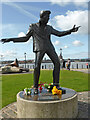 SJ3389 : Statue of Billy Fury, Liverpool by Chris Allen