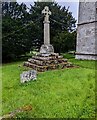 Grade II Listed churchyard cross, Cwmcarvan