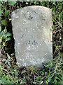 Milestone on B4348 Hardwicke Road, near Cusop, Herefordshire