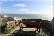 NW9954 : Seat with a View, Portpatrick by Billy McCrorie