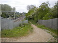 Public bridleway towards Finedon north east of Wellingborough