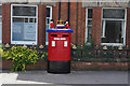 Decorated double Post Box