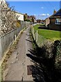 Path from Bridge Road towards The Oval, Frampton on Severn