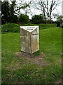 Cast iron milepost by A51 Tamworth Road