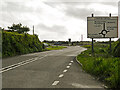 The view westward across a new roundabout at Lynton Cross