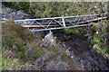 NG6422 : Cable bridge, Allt a' Mhuilinn by Ian Taylor