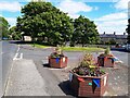 Flower tubs, Towne Gate, Heddon on the Wall