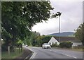 A40 Brecon Road leaving Abergavenny