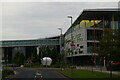 Manchester Royal Infirmary, entrance road from south