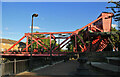 TQ3580 : Scherzer rolling bridge, Surrey Dock entrance, Rotherhithe by Chris Allen