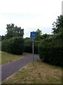 Cycle path junction at Penns Place