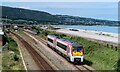 Train departing Abergele and Pensarn Station