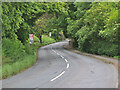 A701 approaching Broughton